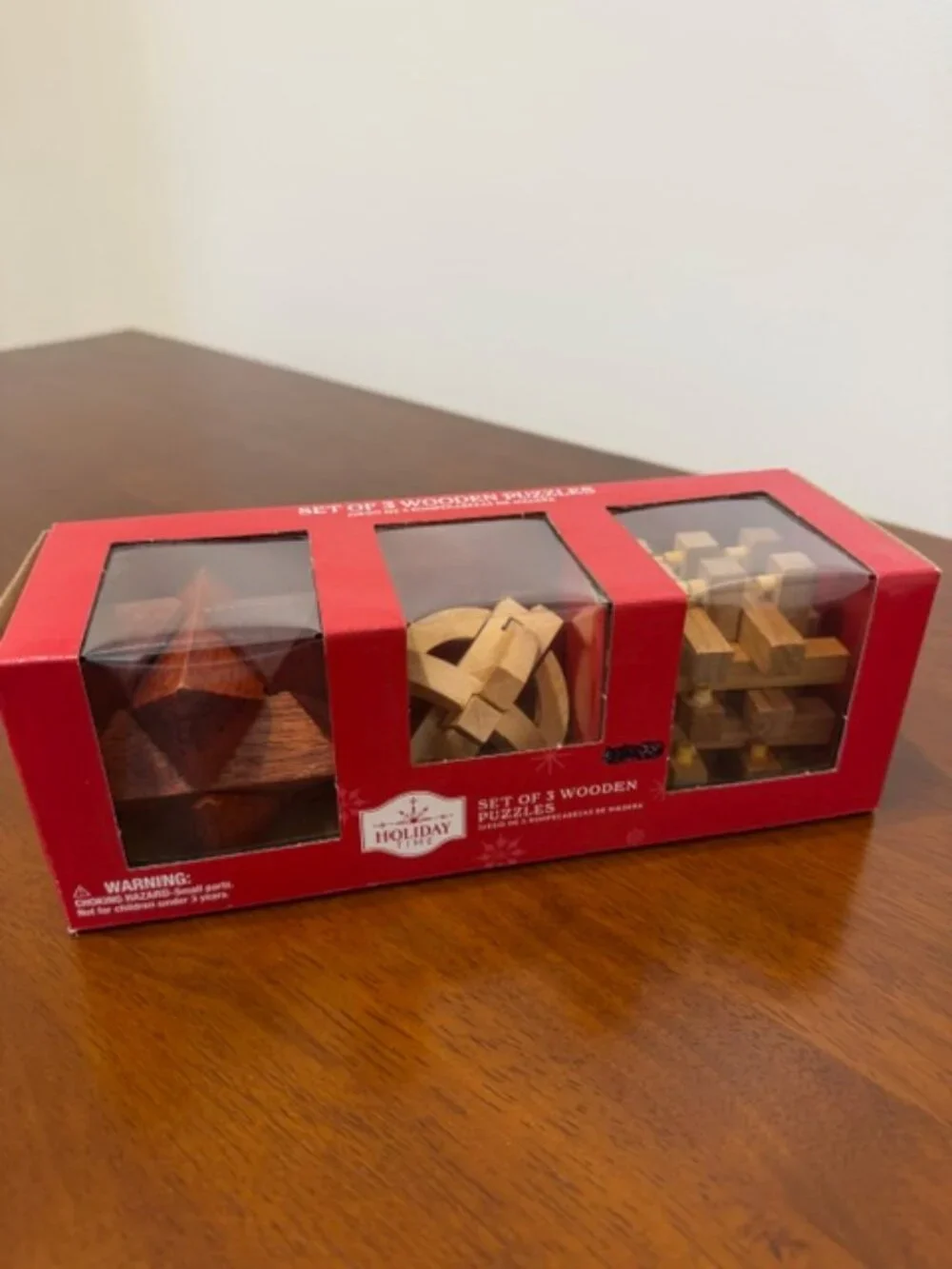 Holiday Time Wooden Puzzles NWT